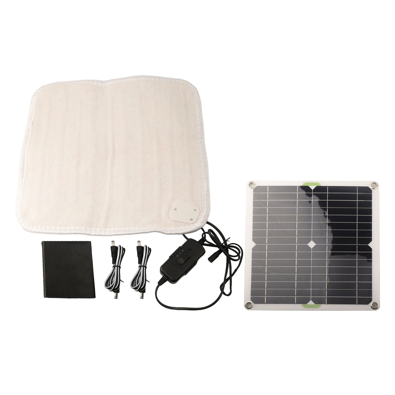 Монокристаллическая кремниевая 50W солнечная панель электрическое одеяло 12V с коробкой для хранения энергии для домашних животных тепло тепло и противообледенение на открытом воздухе солнце