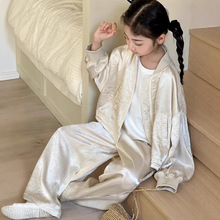 小红鱼女童套装2025新款儿童洋气时髦春夏款超好看休闲运动两件套