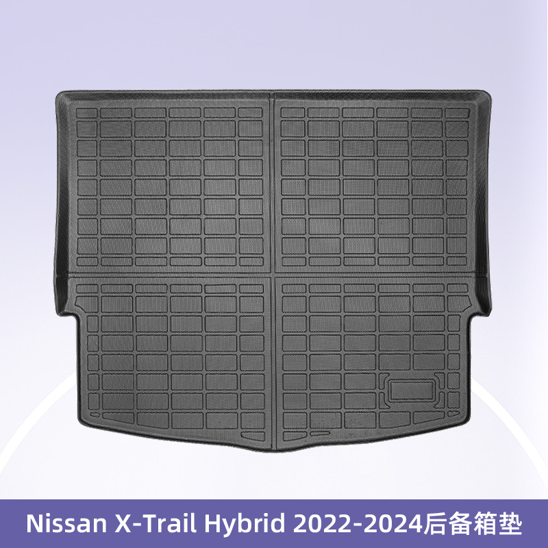 Europa para Nissan X-Trail híbrido 2022 - 2024 3D todo el tiempo material TPE almohadilla de pie de automóvil