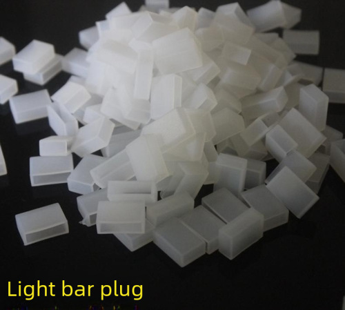 LED Strip Accessories Silicone End Cap 2835/5050 LED 8mm/10mm Wide LED Tube Light Strip Tail Plug