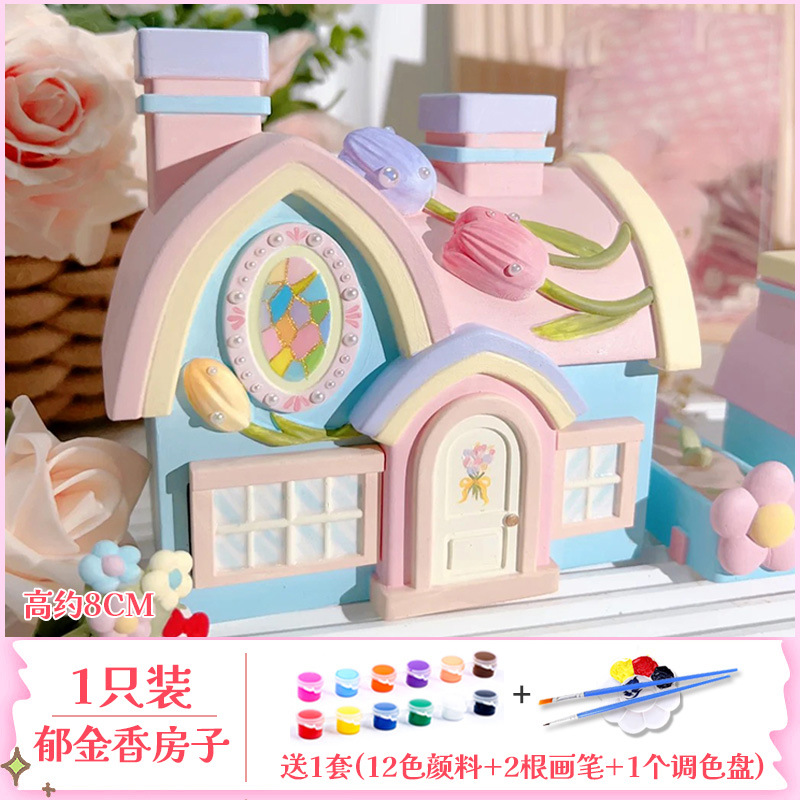 Muñecos de Yeso 3D para Pintar DIY Pintado a Mano para Manualidades