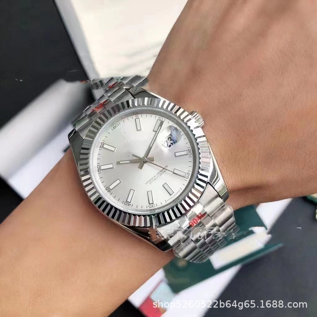 Weichang agencia de distribución Laojia Blue Log 3235 movimiento VSF gris log mecánico relojes masculinos AliExpress lote transfronterizo