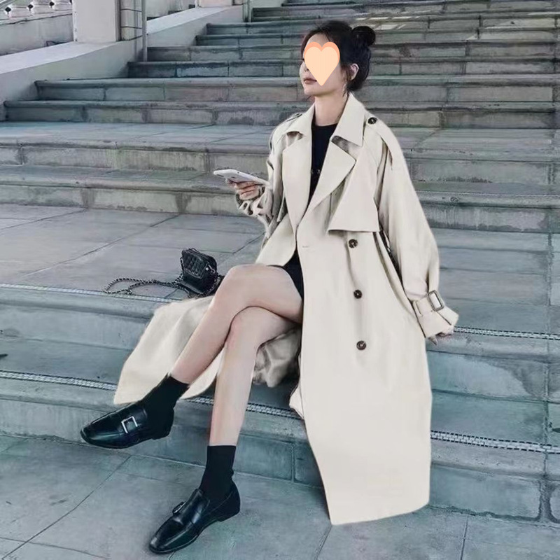 感风衣外套女中长款2025春秋新款韩系宽松小个子气质流行大衣|undefined