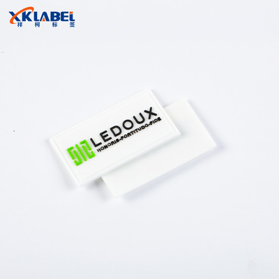 Manufactor machining clothing Bump LOGO Water Wash trademark pvc Soft glue Chapter plastic Disu Rubber Standard customized