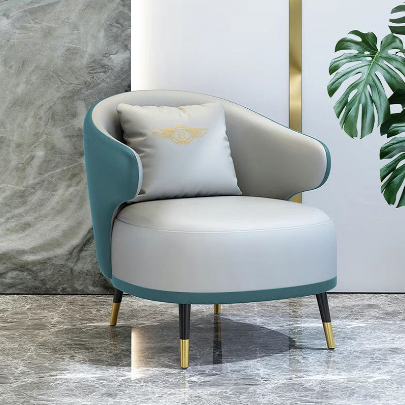 Sofá individual mesa de té combinación de ventas balcón ocio hotel de negocios salón de belleza recepción sofá mesa de negociación