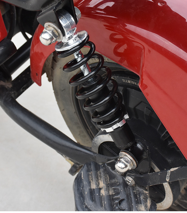 Electric Vehicle Rear Shock Absorber Simple Model with Thickened Modified Spring, Electric Bike Bicycle Shock Absorber Accessories