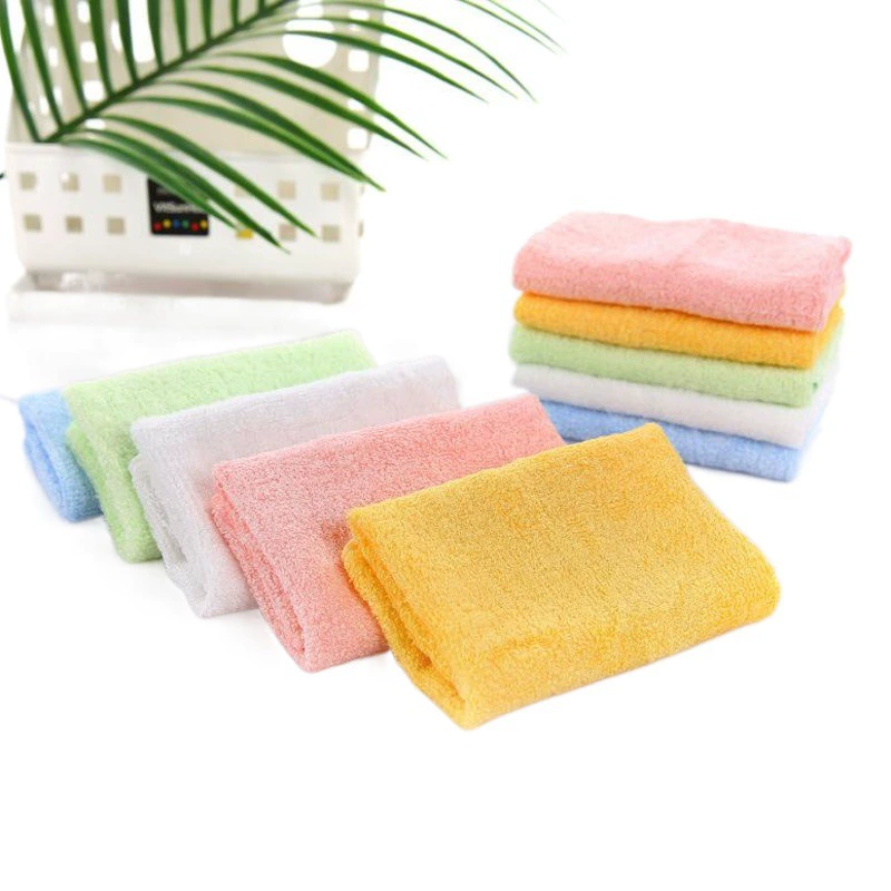 Бамбуковое волокно небольшое квадратное полотенце 25*25 детей мыть лицо маленькое полотенце Детские слюны полотенце детский сад цифровой квадратное полотенце оптом