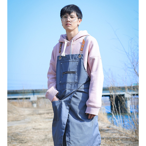 Cotton Apron Restaurant-Specific Unisex Workwear Supermarket Hairdresser Restaurant Home Kitchen Logo Printed