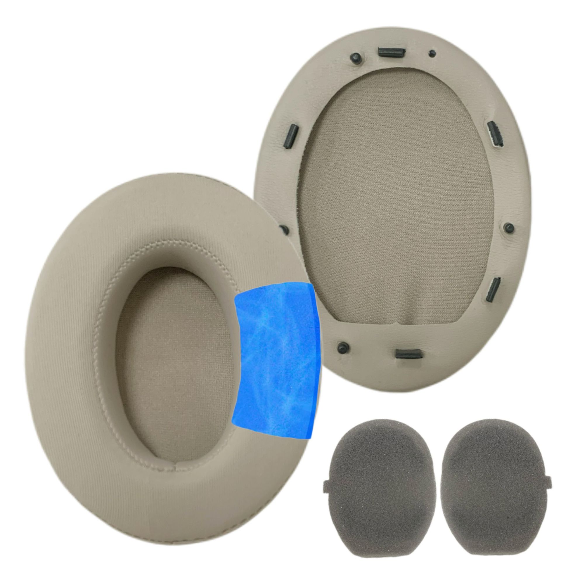 Almohadillas de gel doradas 1000XM3 [1 unidad con adhesivo/almohadilla de algodón de regalo]