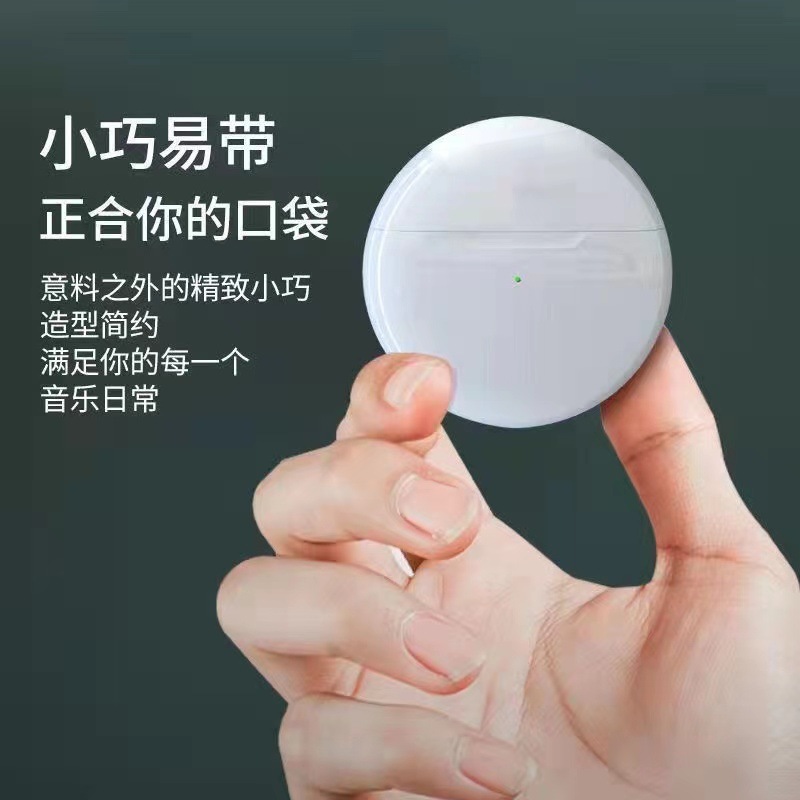 Nuevo Pro6 auricular Bluetooth inalámbrico estéreo binaural TWS en la oreja macaron J6 6 Generación de auriculares Bluetooth