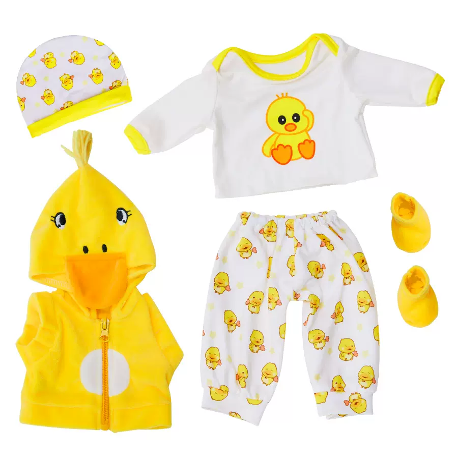 亚马逊爆款18寸夏芙娃娃衣服可爱动物卡通娃衣45CM娃娃衣服批发