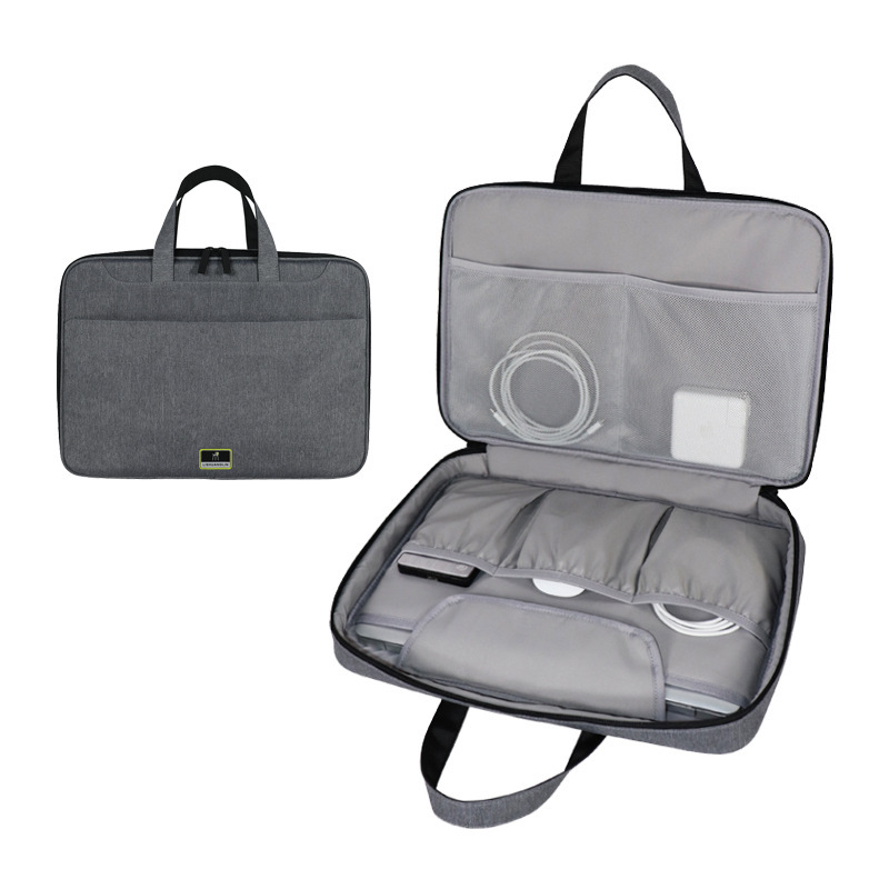 Customized Laptop Bag 16inch Storage Bags Rpet Inner Bag Business Briefcase Waterproof Oxford Cloth