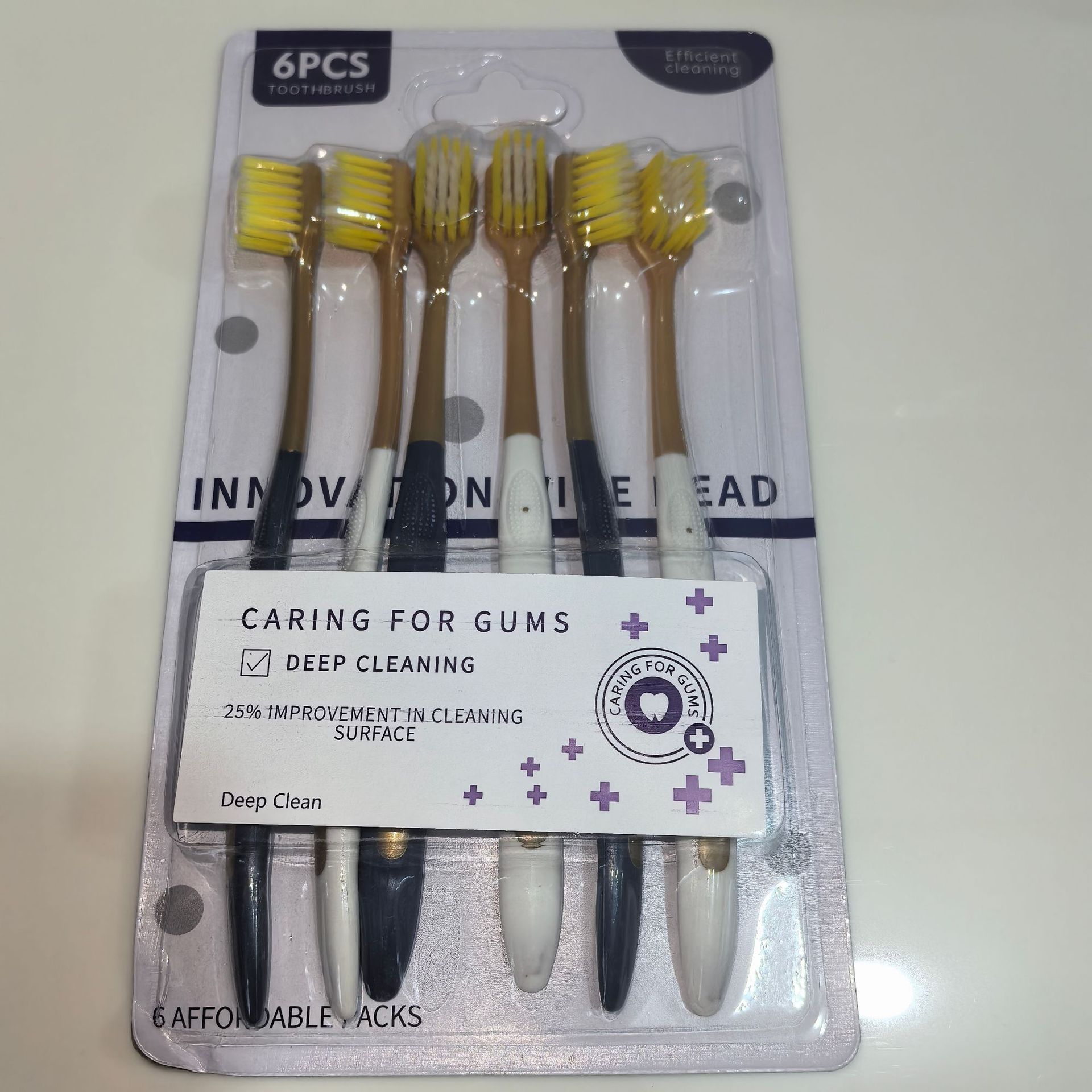 Cepillo de dientes suave para el hogar con protección de encías para adultos