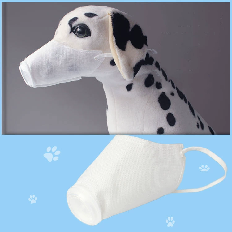 Трехслойная Нетканая защитная маска для собак эпидемический дыхательный клапан собачий рот маска против смога для домашних животных оптом