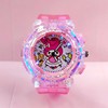 Cartoon silica gel quartz children's watch, optics