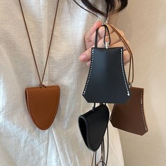 挂脖磁吸皮革墨镜夹项链女眼镜夹挂绳脖子衣服装饰挂链毛衣链配饰