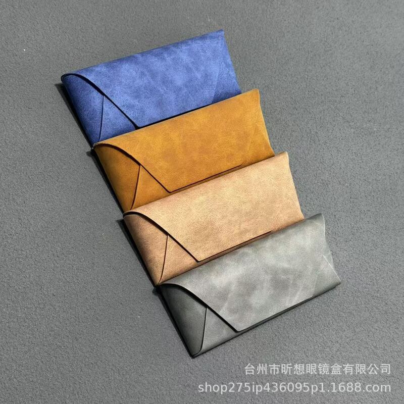 Sunglasses Box Large Frame Anti-Pressure Student Glasses Box High-End Handmade Myopia Sunglasses Storage Box Custom Logo