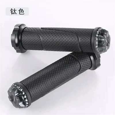 aluminum alloy handle cover | Motorcycle Handle Cover - 224-handle-glue-titanium-color
