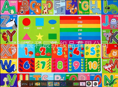 Room Decoration Painting Hanging Painting – Avtomobil döşəmə paspasları - childrens-pad-03-5080cm