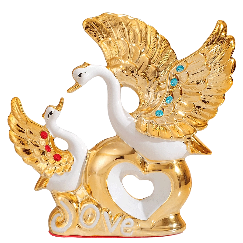 Лебедь креативный домашний орнамент олень украшение крыльцо офисная столовая гостиная столовая комната