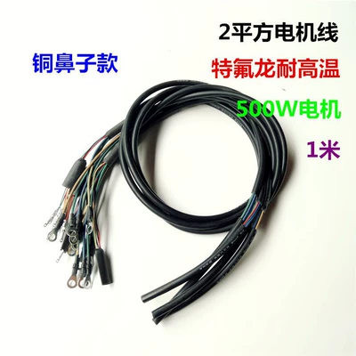 Supply of Electric Vehicle High Temperature Eight-Core Motor Cord 500W800W Electric Vehicle Accessories Teflon 2 Square Motor Cord (Other Electric Vehicle Accessories)