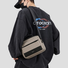 奥天男包2025夏季新款都市简约百搭休闲包男士单肩斜挎包牛津布包