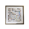 Commemorative wall photo frame from natural wood for beloved, handmade