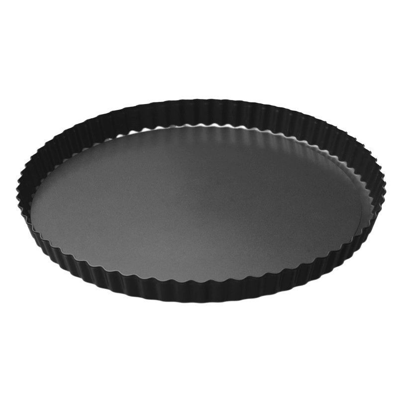 Кружевная форма для торта Круглая антипригарная форма с волнистым краем Форма для живого дна Хризантема Тарелка для пирога с живым дном Тарелка для пирога Тарелка для пиццы Выпечка