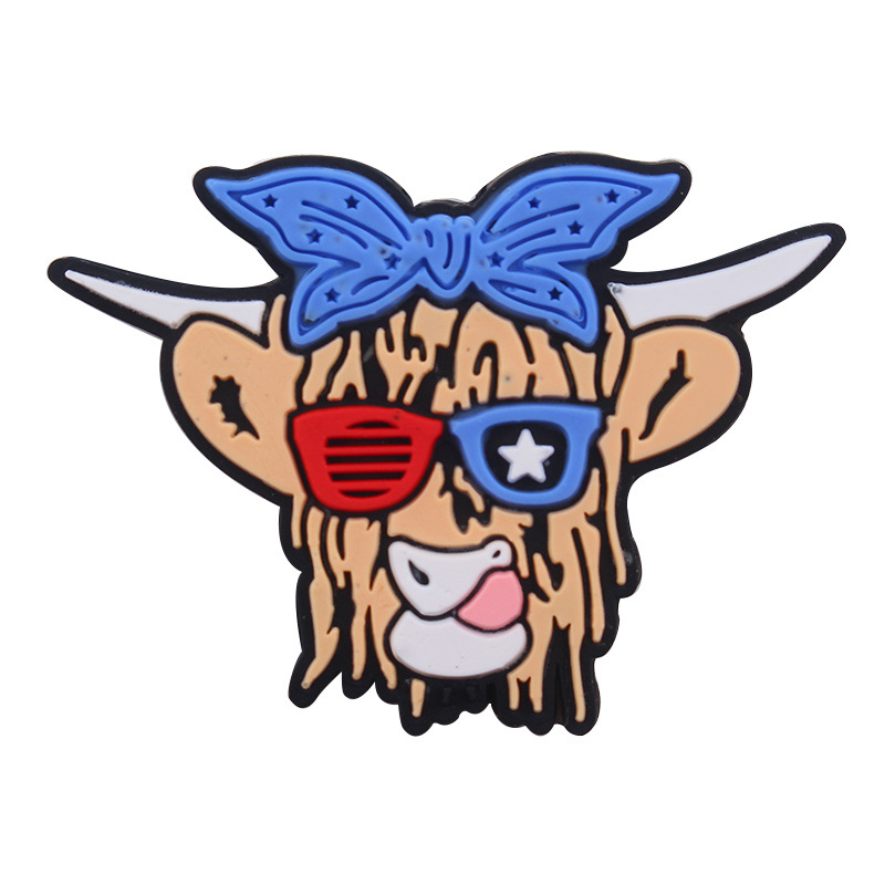 Nuevos productos de bricolaje para bebés American Independence Day Accesorios de silicona Cadena de chupete para bebés Accesorios de pulsera de mordedor molar