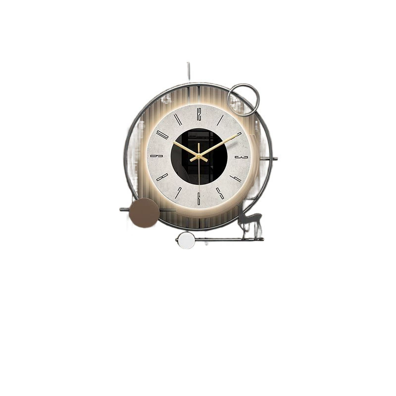 Creative wall pocket watch, light luxury style, high-quality style