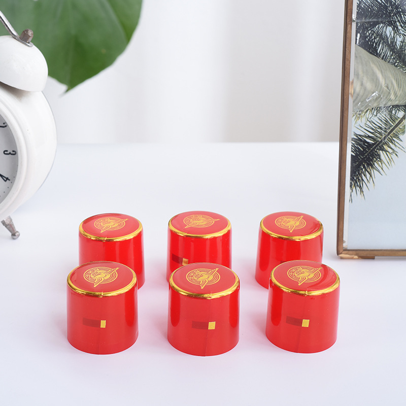 茅型瓶热收缩拉线胶帽 拉线胶帽磨砂拉线胶帽贵州仁怀蒙砂胶帽