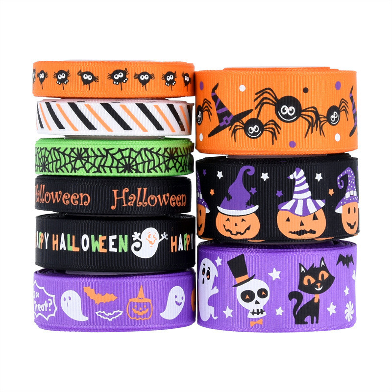 Amazon New Halloween Ribbon Combination Set Holiday Gift Box Decoration Rowan Ribbon Pumpkin Spider Size 5 Amazon New Halloween Ribbon Combination Set Holiday Gift Box Decoration Rowan Ribbon Pumpkin Spider Size 5