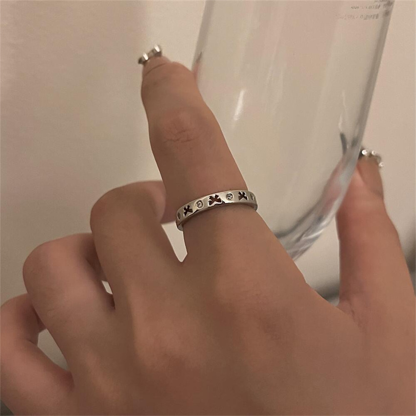 55g Weight Silver Plated Plating Material Pearl Inlay Material Open Rings Classification Adjustable Ring Size 1 Piece Quantity Holiday, Daily Occasion Copper Material Round, Butterfly, Bow Knot Pattern Women's Gender Plating, Inlay Design Casual, Simple Style Style Copper Silver Plated Casual Simple Style Plating Inlay Round Butterfly Bow Knot Pearl Open Rings 15