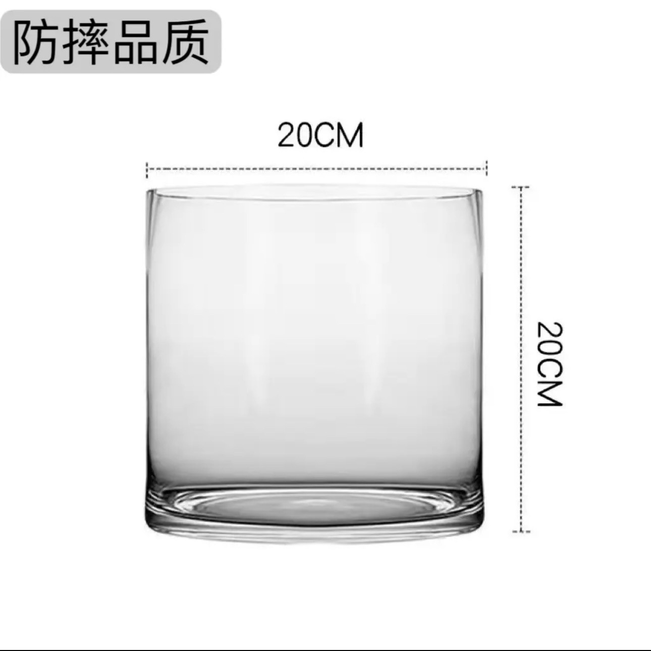 アクリル防投花瓶置物客間生け花透明水養富貴竹直筒軽贅沢高級感覚醒花桶