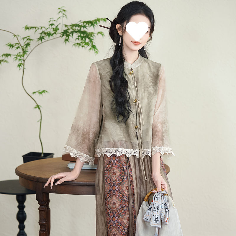 작은 황금 대나무 상판 5518