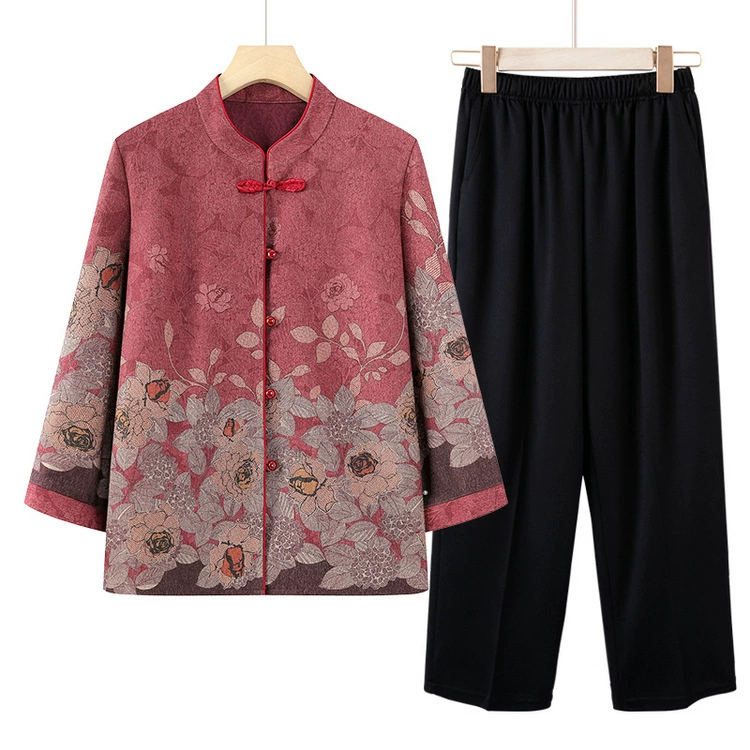 Средний и пожилой женский новый иностранный топ бабушка осенняя куртка