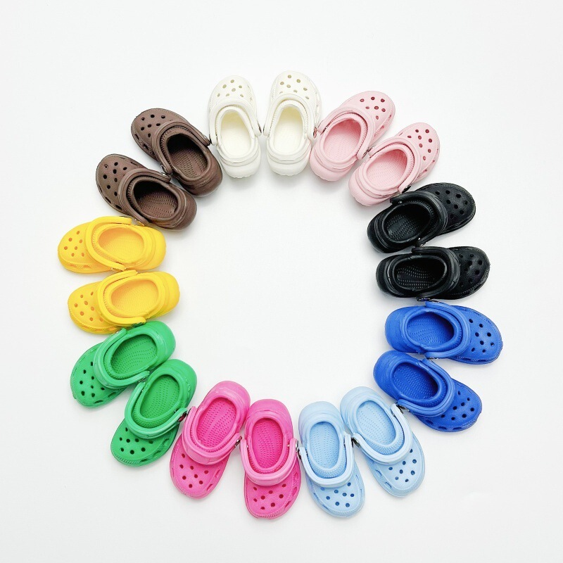Cute Mini Shoes DIY Accessories for Crocs, Clothing, Shoes, Bags, Pet Toys, and Cartoon-Themed Decorations