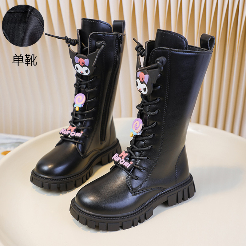 女童高筒靴秋冬2025新款可爱儿童马丁靴中大童小女孩皮靴爆款长靴|undefined