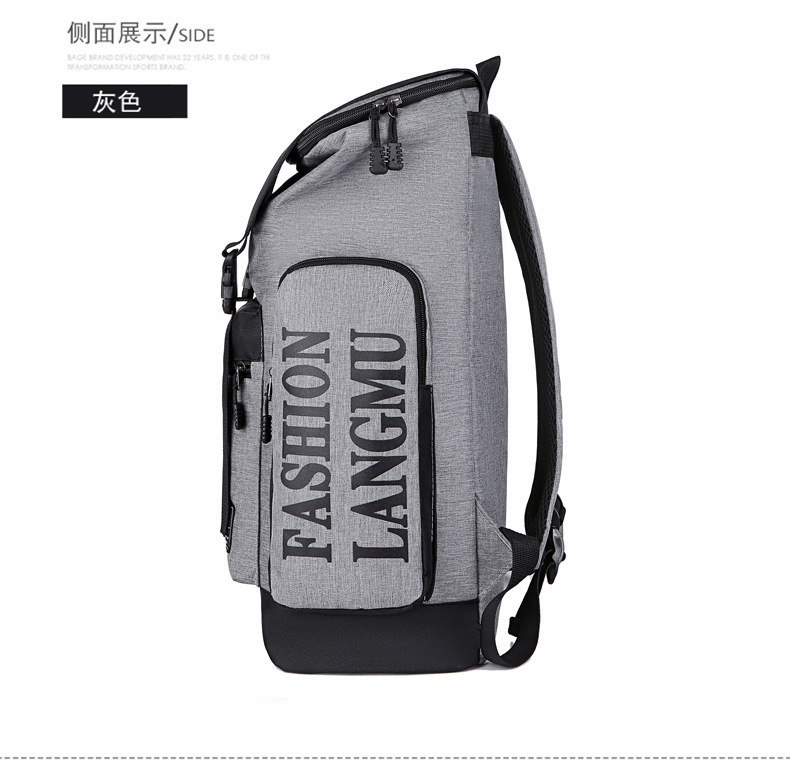 Wholesale of new fashionable, simple and large-capacity shoulder bags, business commuting and casual backpacks, nylon fabric computer backpacks undefined