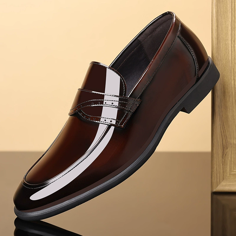 Мужская деловая обувь новая кожаная обувь Lefu мужская обувь