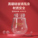 Oubeini 0 to June newborn baby glass feeding bottle gift box suit newborn baby anti-flatulence baby feeding bottle