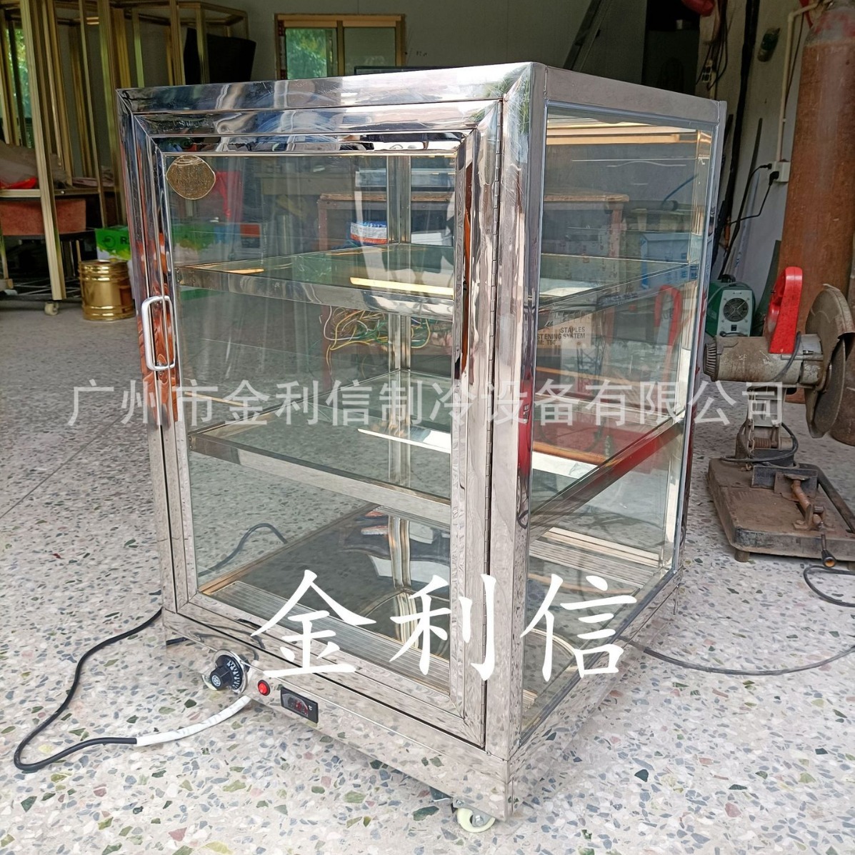 立式不锈钢新款汉堡保酥陈列暖酥柜板栗酥饼电热热酥柜