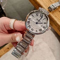 Timini dimini watch, simple temperament retro Roman solid steel strap high-end men's watch women's couple's watch