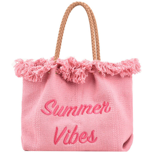 Large Capacity Large Women's Fashion Braided Bag  Summer New Trendy Versatile Shoulder Handheld Tote Bag