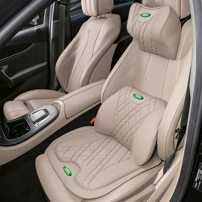 Cushion Universal for All Seasons Neck – Car roof lining - 1-land-rover-headrest-1-lumbar-support-1-seat-cushion-off-white