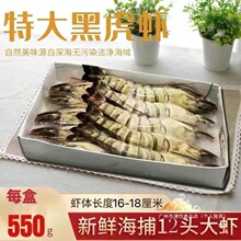 黑虎虾新鲜大虾老虎虾鲜活虎虾基围虾大斑节虾海鲜竹九节虾包装