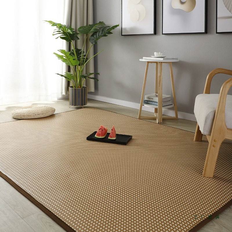 Japanese Tatami Mat Carpet for Bedroom and Living Room Bay Window Summer Bed Side Rattan Mat Crawling Floor Mat
