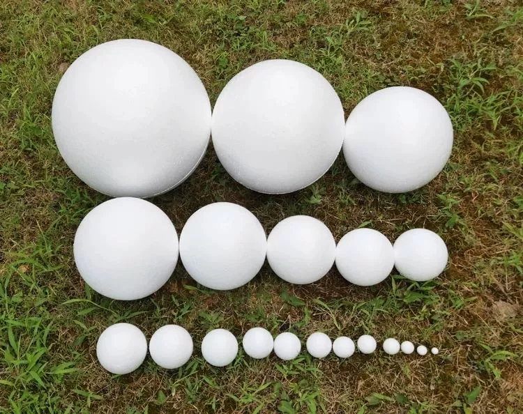 White styrofoam ball for early age, DIY, graffiti