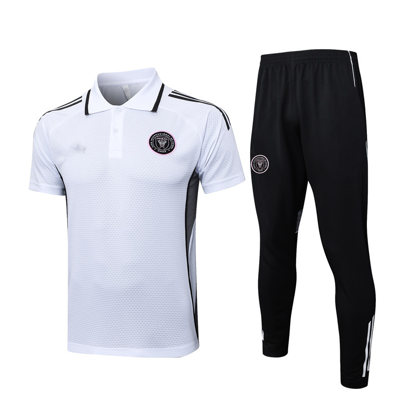 Football Training Clothes Polo Miami Paris Chelsea Arsenal Short-Sleeved Set Remote Training T-Shirt Can Be Shipped on Behalf of Others