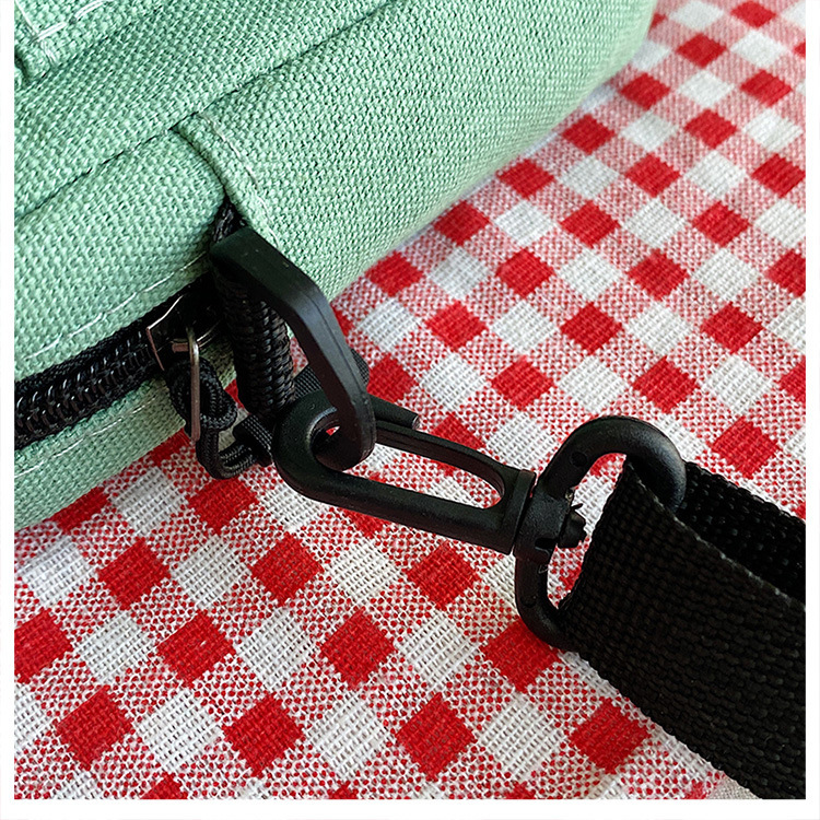 112g Weight Sewing Thread Fashion Element Zipper Closure Type Single Shoulder Strap Strap Type Square Bag Bags Type Casual Occasion Canvas Material Fruit, Solid Color Pattern All Seasons Season Women's Gender Streetwear Style Square Shape Small Size Women's Small Canvas Fruit Solid Color Streetwear Sewing Thread Square Zipper Square Bag 26